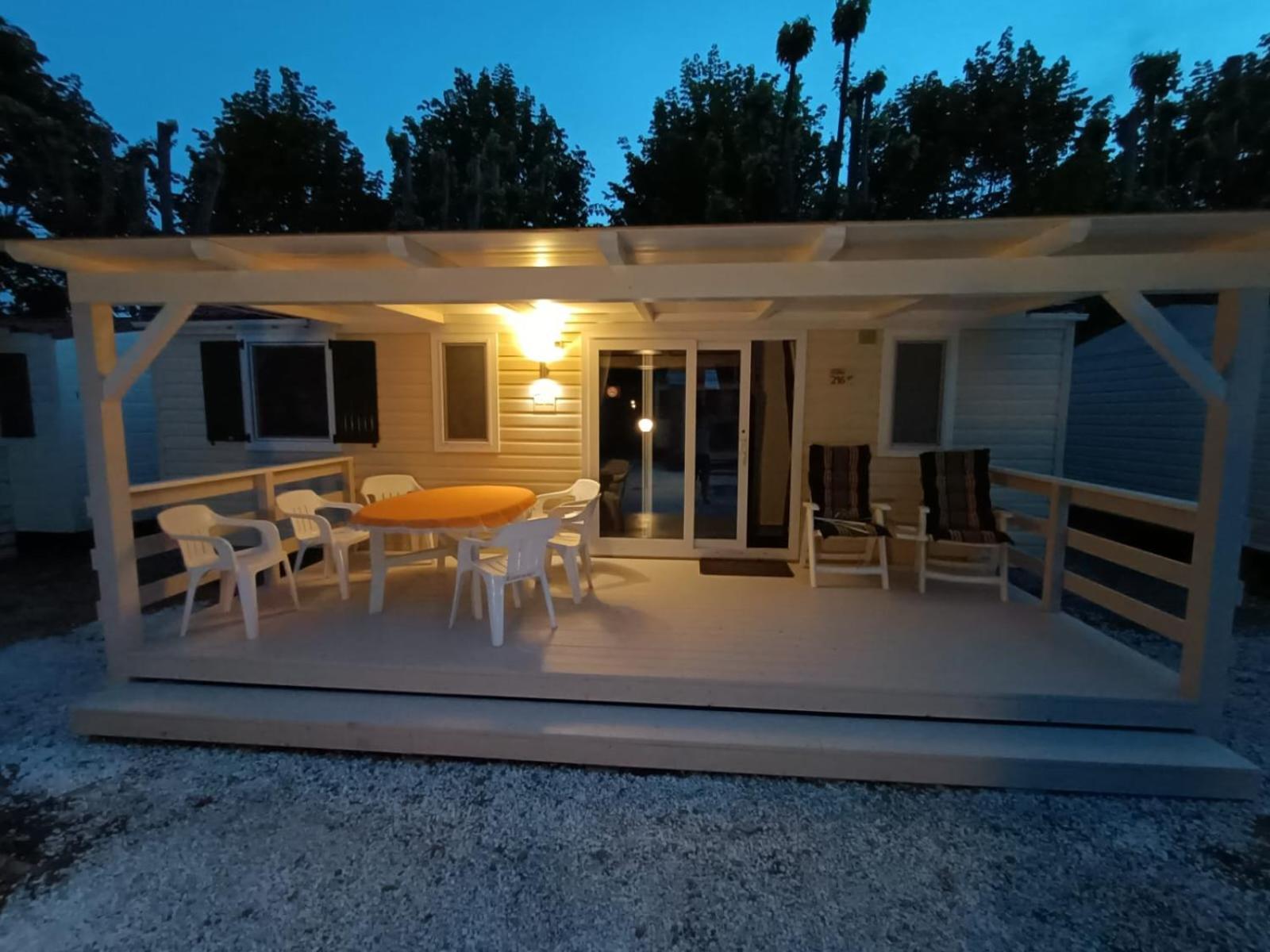 Chalet Camping River Italie Met 2 Slaapkamers 아메그리아 외부 사진