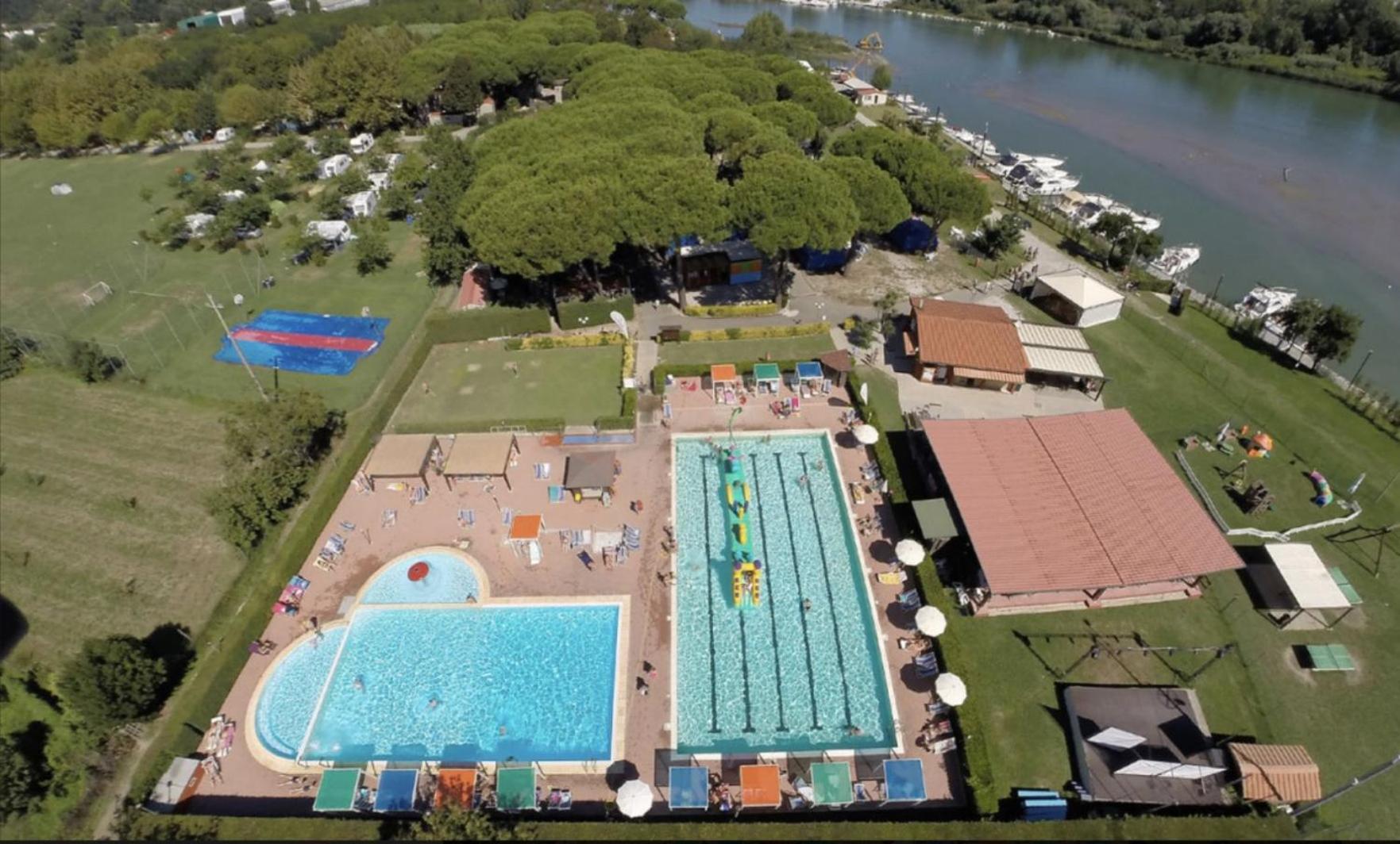 Chalet Camping River Italie Met 2 Slaapkamers 아메그리아 외부 사진