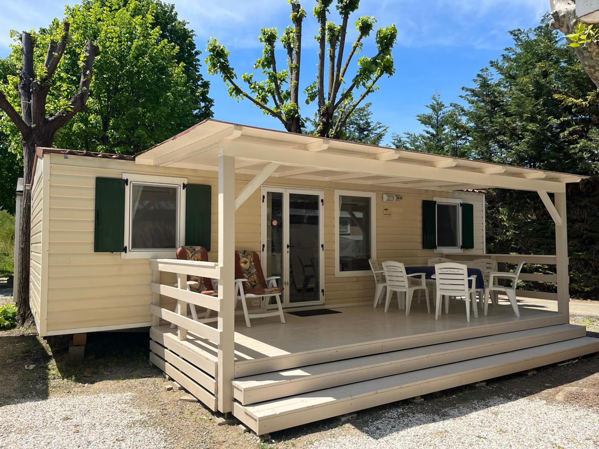 Chalet Camping River Italie Met 2 Slaapkamers 아메그리아 외부 사진